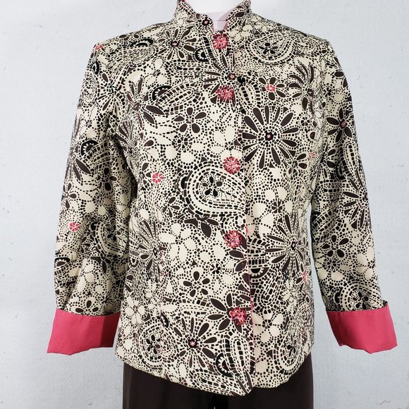 Reversible Amber Sun Handstitched Jacket, Small - Picture 7 of 12